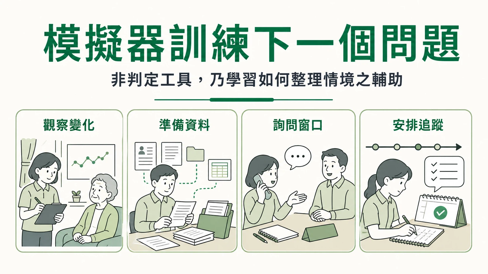 親人照顧流程模擬器